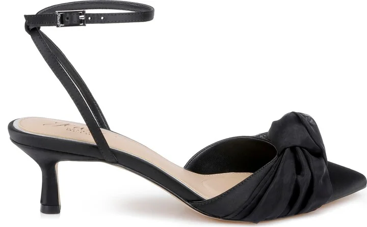 Favor Ankle Strap Pointed Toe Kitten Heel Pump - Image 3