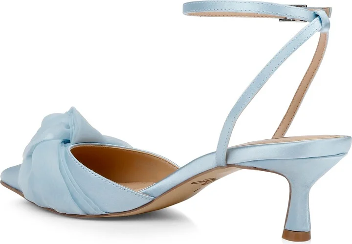 Favor Ankle Strap Pointed Toe Kitten Heel Pump - Image 9