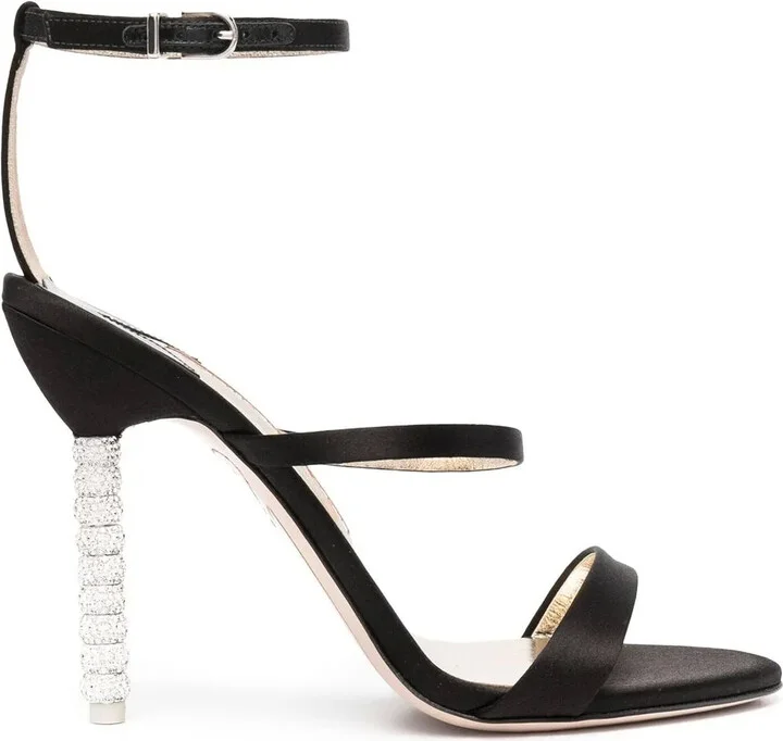 Faw crystal-heeled sandals
