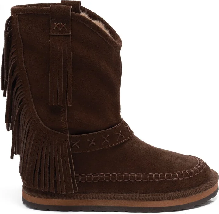 Faye Fringe Faux Fur Boot - Image 3