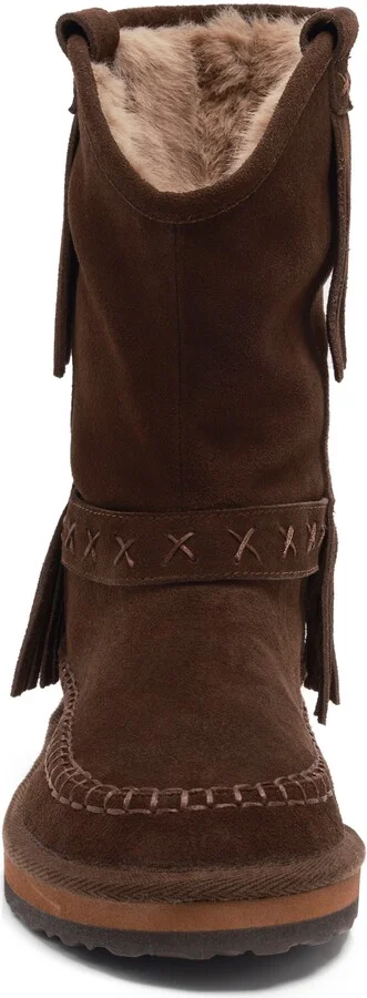 Faye Fringe Faux Fur Boot - Image 4