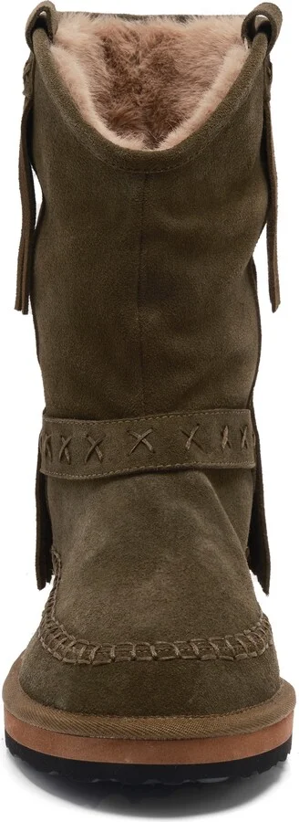 Faye Fringe Faux Fur Boot - Image 10