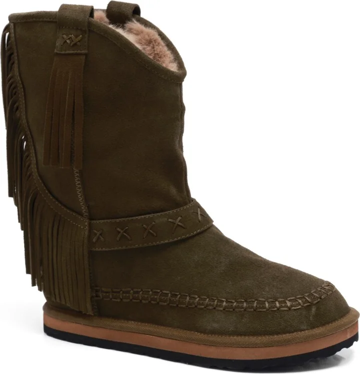 Military Olive Suede