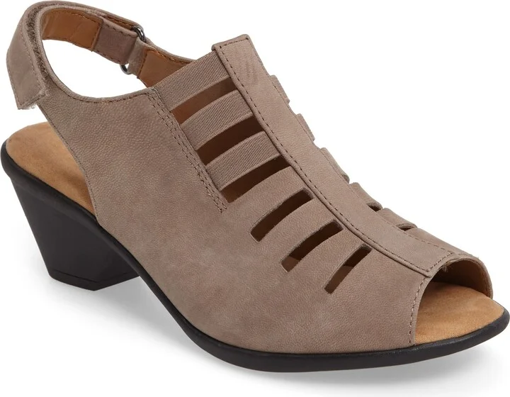 Grey Nubuck Leather