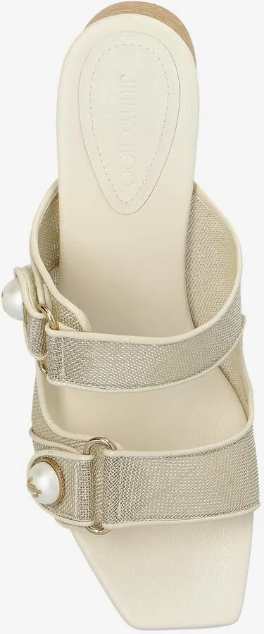 Fayence 95 Leather Platform Sandals - Image 3