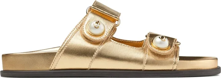 Fayence leather sandals