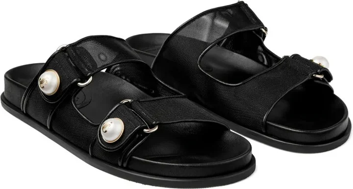 Fayence pearl-embellished sandals - Image 2