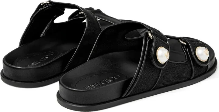 Fayence pearl-embellished sandals - Image 3