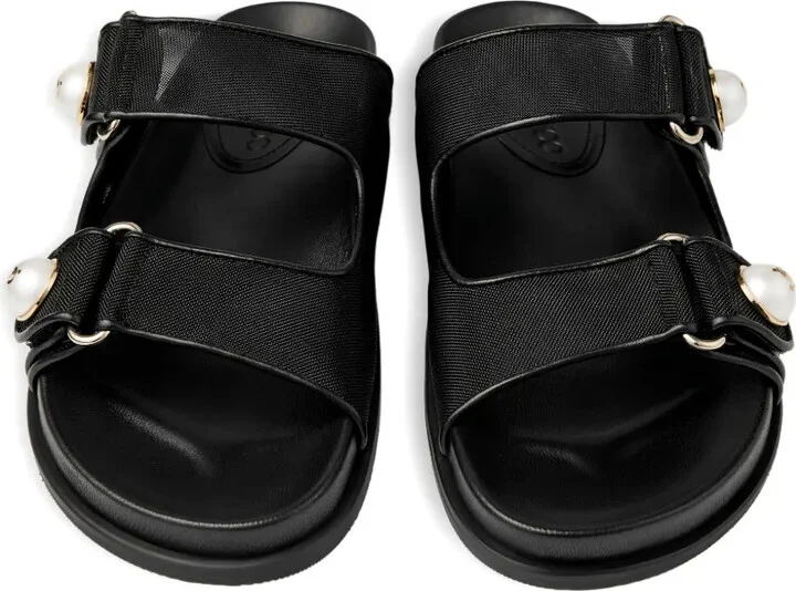 Fayence pearl-embellished sandals - Image 4