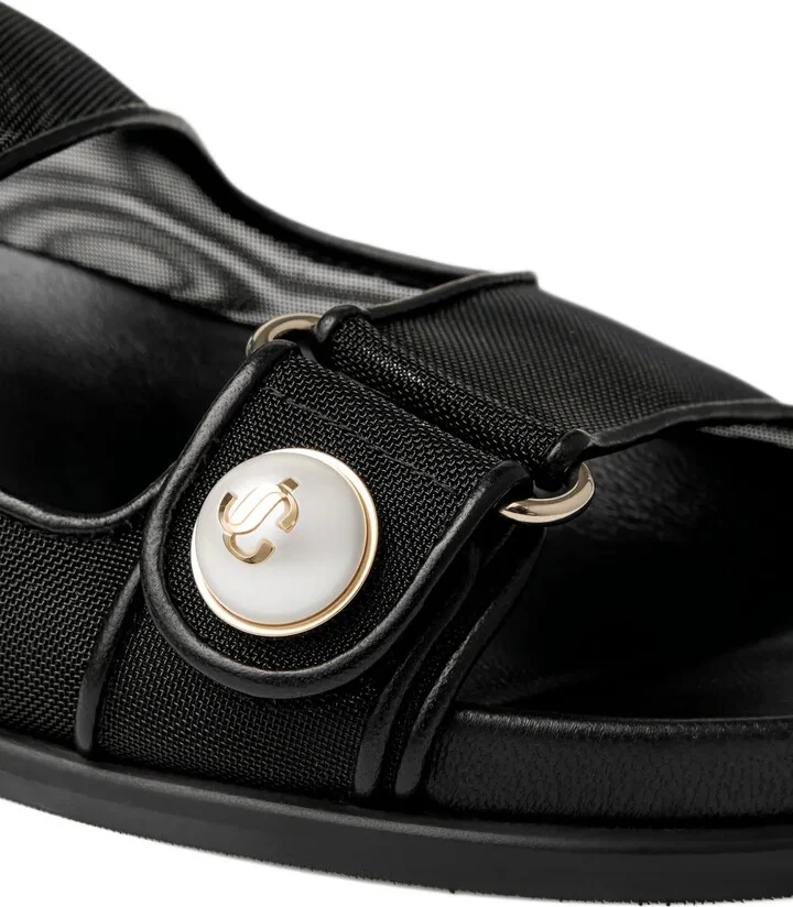 Fayence pearl-embellished sandals - Image 5