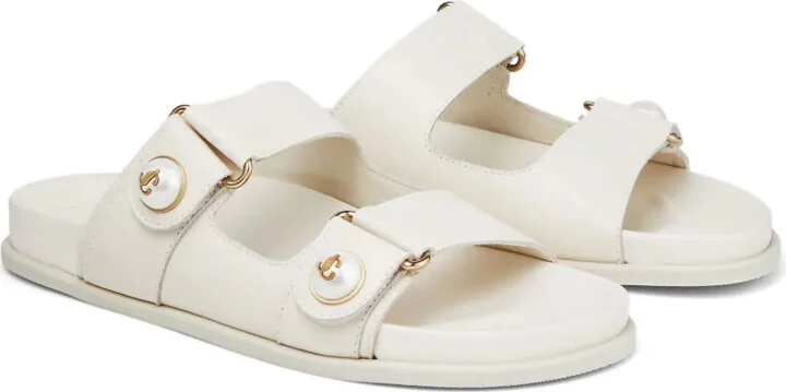 Fayence pearl-embellished sandals - Image 2