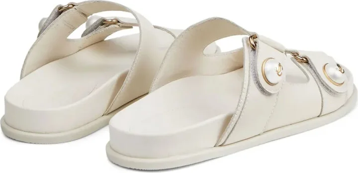 Fayence pearl-embellished sandals - Image 3