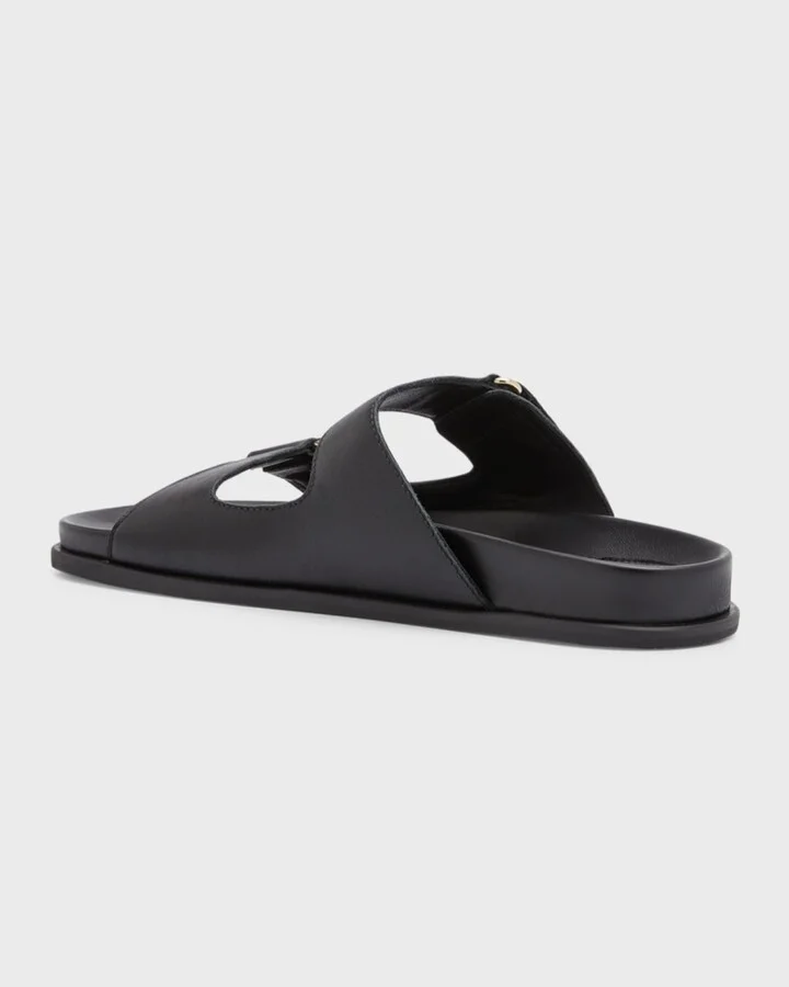 Fayence Pearly-Button Slide Sandals - Image 6