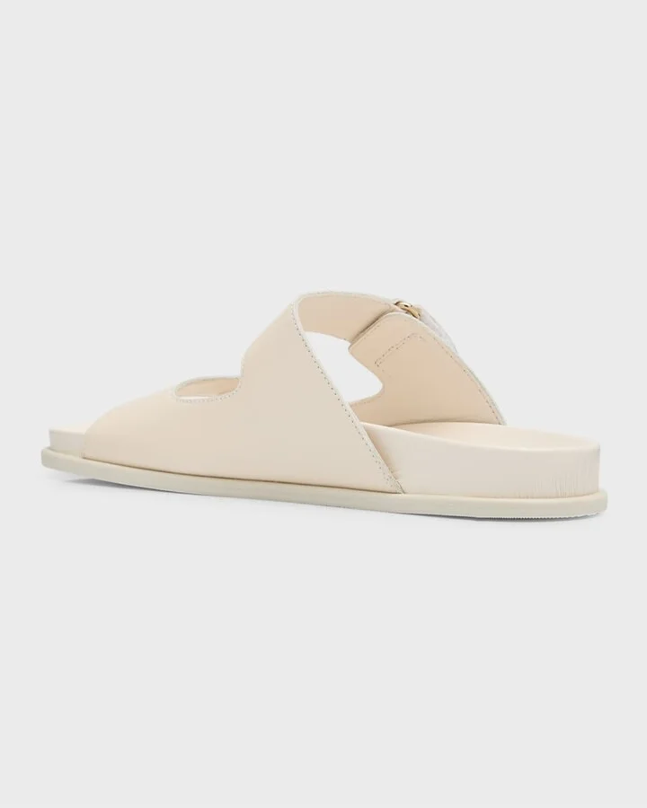 Fayence Pearly-Button Slide Sandals - Image 5