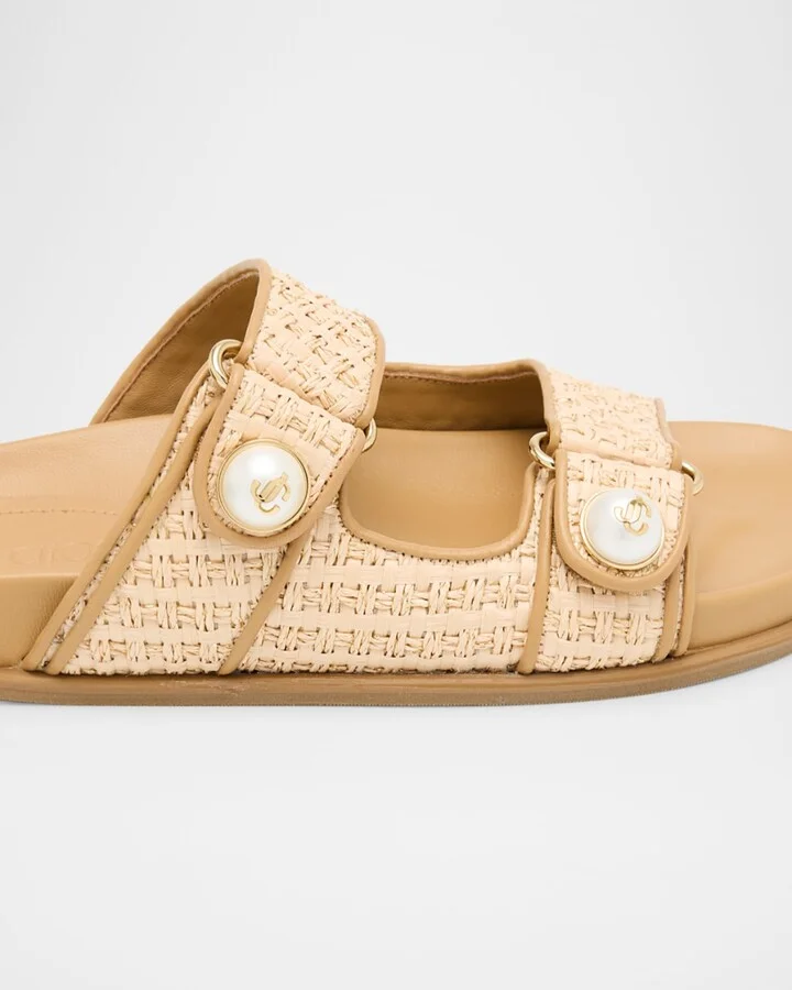 Fayence Raffia Sandals - Image 5