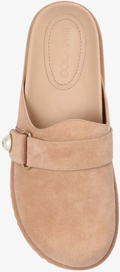 Fayence Suede Flat Mules - Image 3