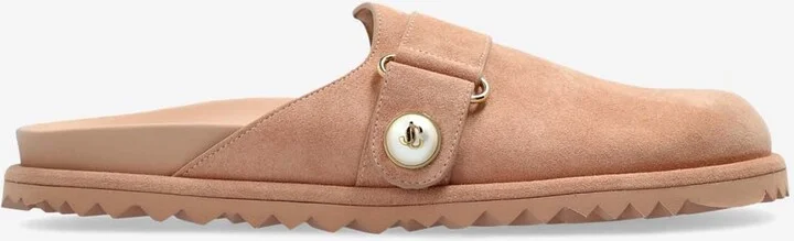 Fayence Suede Flat Mules