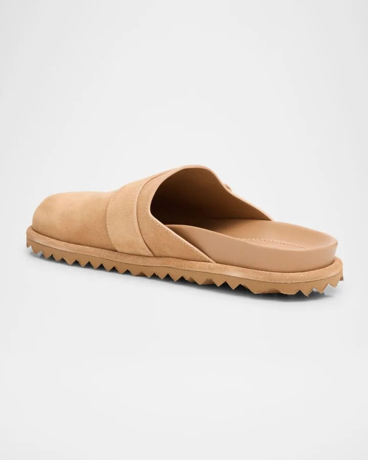 Fayence Suede Pearly Buckle Mules - Image 5