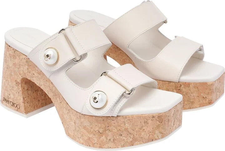Fayence Wedge Sandals - Image 2