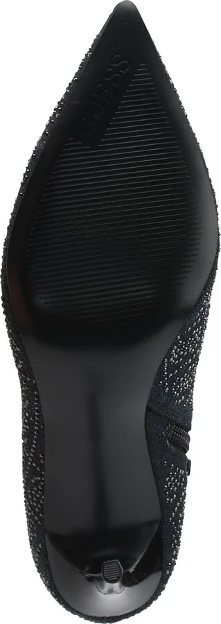 Fazzie Rhinestone Embellished Pointed Toe Stiletto Bootie - Image 4