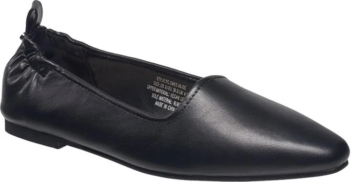 FCEMEE10DS Womens Monogram Leather Flat Shoes