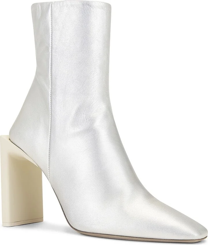 Fear of God Ankle Boot in Metallic Silver - Image 2