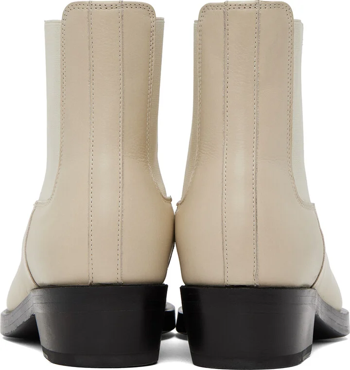 Fear of God Beige Cowboy Chelsea Boots - Image 2