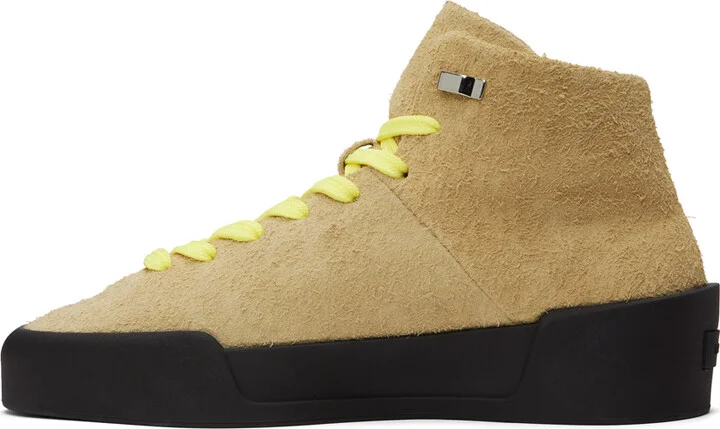 Fear of God Beige Hiker Sneakers - Image 3