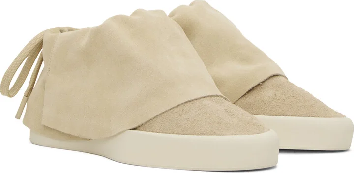 Fear of God Beige Moc Low Sneakers - Image 4