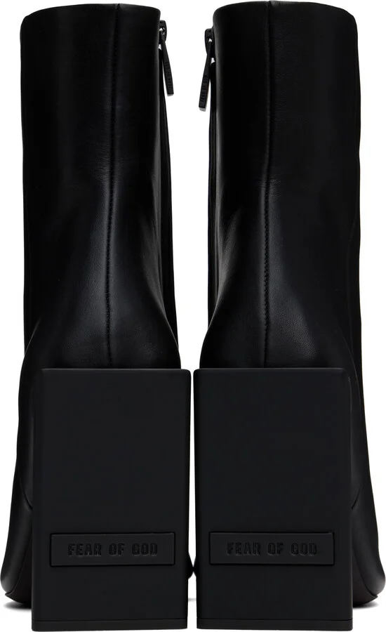 Fear of God Black Calf Ankle Boots - Image 2