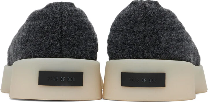 Fear of God Black Moc Knit Lo Sneakers - Image 2