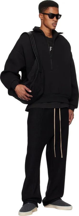 Fear of God Black Moc Knit Lo Sneakers - Image 5