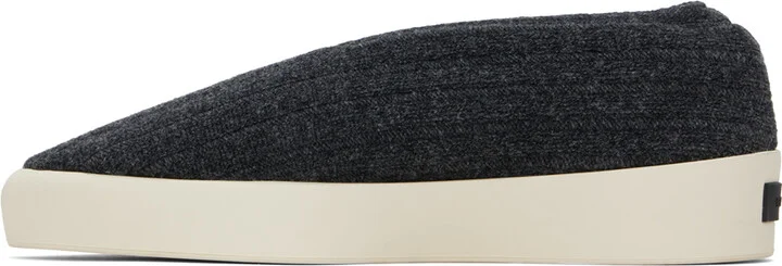 Fear of God Black Moc Knit Low Sneakers - Image 3