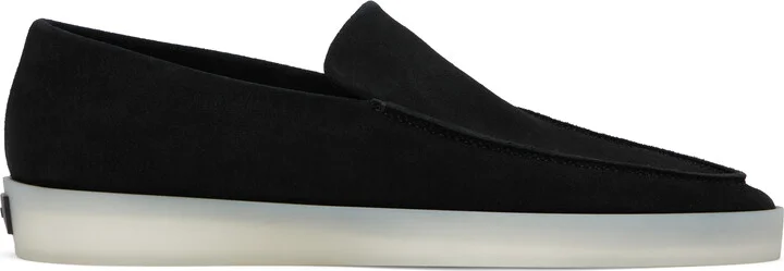 Fear of God Black Suede Loafers