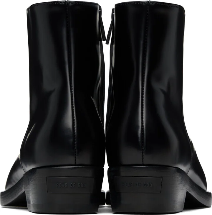 Fear of God Black Western Low Boots - Image 2