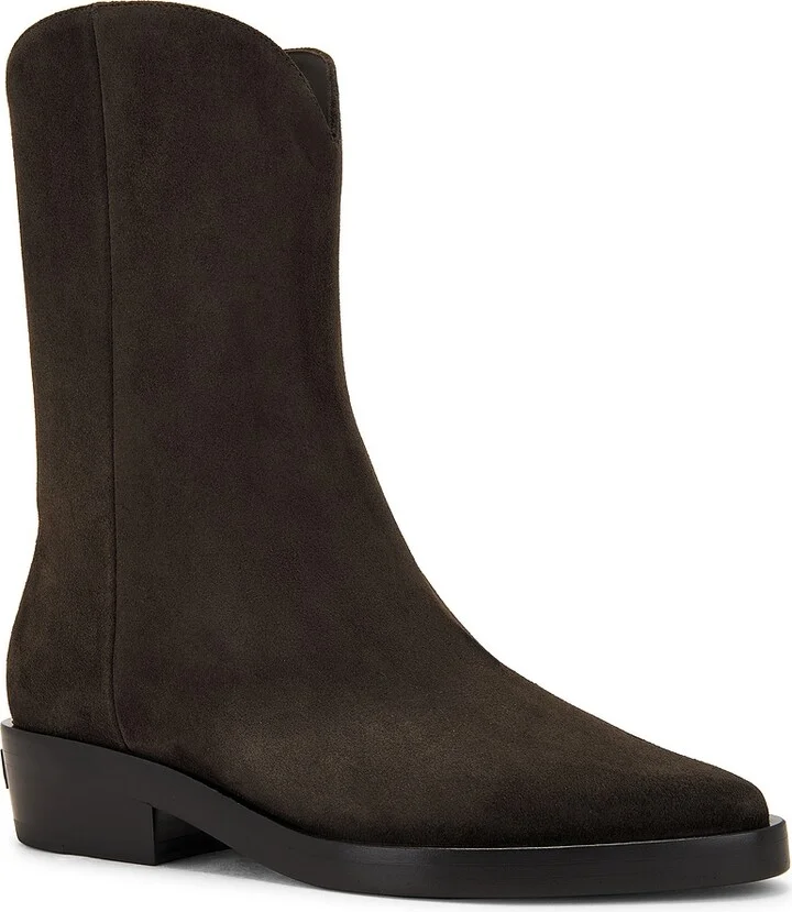 Fear of God Cowboy Boot in Dark Green - Image 2