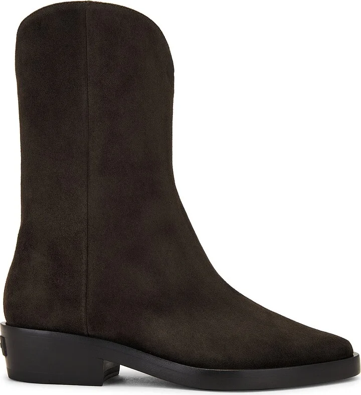 Fear of God Cowboy Boot in Dark Green