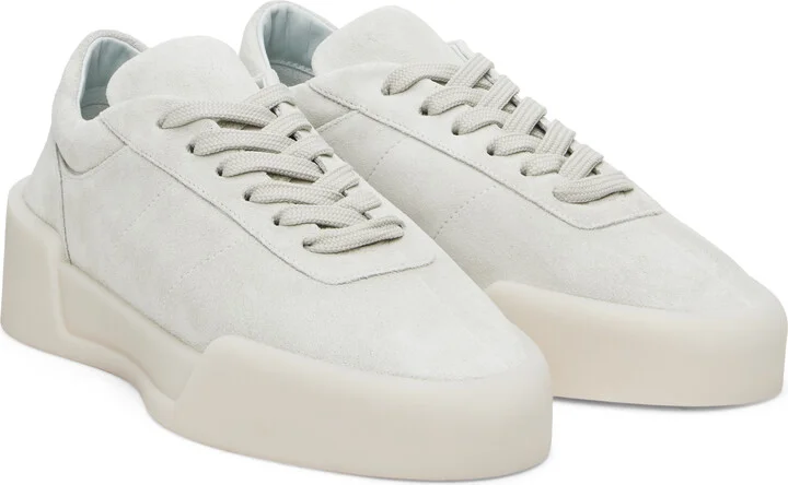 Fear of God Gray Aerobic Lo Sneakers - Image 4