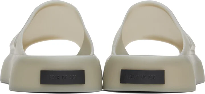 Fear of God Gray Los Feliz Rubber Sandals - Image 2