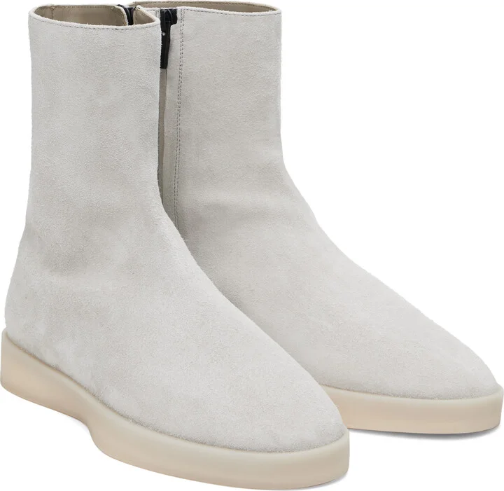 Fear of God Gray Suede Mule Hi Boots - Image 4