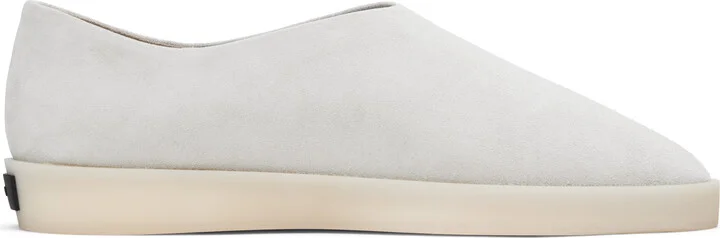 Fear of God Gray Suede Mules