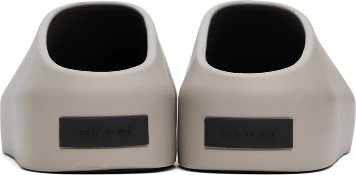 Fear of God Gray 'The California' Mules - Image 2