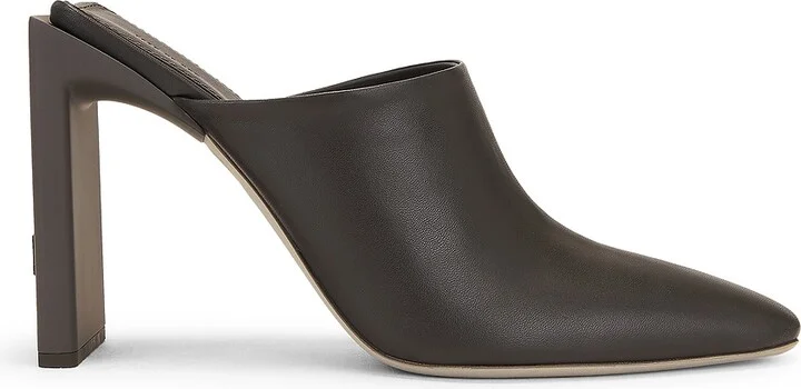 Fear of God High Mule Pump in Chocolate