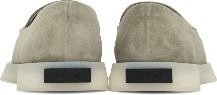 Fear of God Khaki Suede Loafers - Image 2