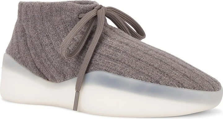 Fear of God Knit Runner Sneaker in Grey - Image 2