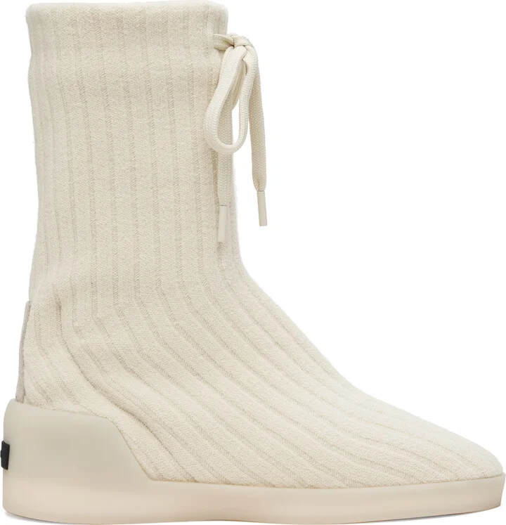 Fear of God Off-White Moc Knit High Sneakers