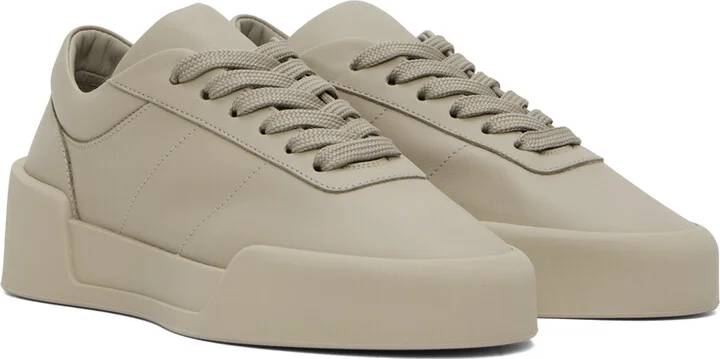 Fear of God Taupe Aerobic Low Sneakers - Image 4