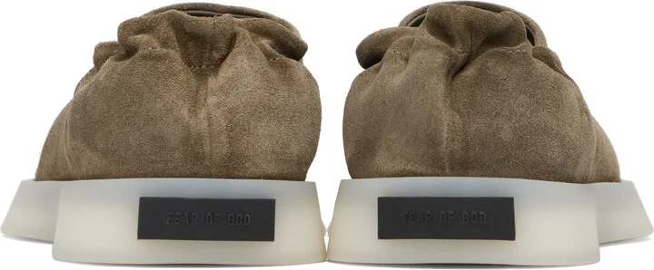 Fear of God Taupe Suede Slip-on Loafers - Image 2