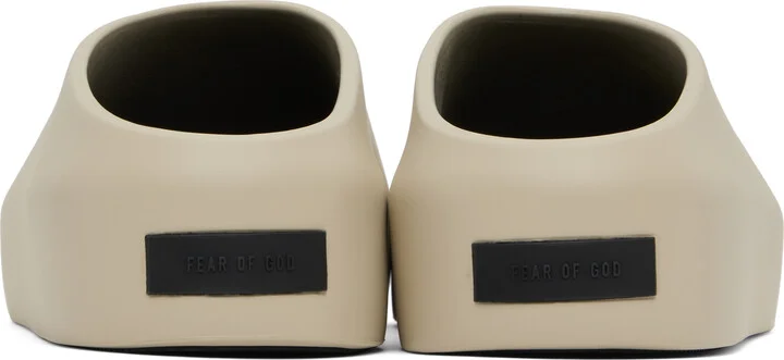 Fear of God Taupe 'The California' Mules - Image 2