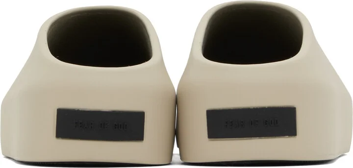 Fear of God Taupe 'The California' Mules - Image 2